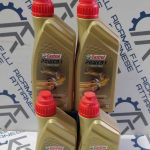 4 Litri Olio Castrol Power 1 Racing 2t 2 Tempi Miscela Moto Scooter Sintetico