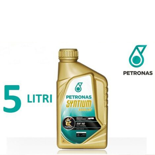 5 Litri 5lt Olio Motore Petronas Syntium 3000 Av 5w-40 Cooltech