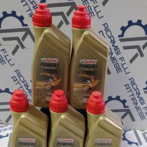 5 Litri Olio Castrol Power 1 Racing 2t 2 Tempi Miscela Moto Scooter Sintetico