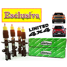 Kit Ammortizzatori Anteriori Posteriori Per Jeep Renegade E Fiat 500x 4wd 4x4