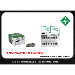 Kit Bilancieri + Punterie Fiat Alfa Lancia Opel Peugeot Suzuki 1.3 Multijet Ina