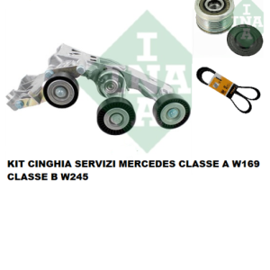 Kit Cinghia Tendicinghia Puleggia Alt Servizi Mercedes Classe W169 A-B 180cdi