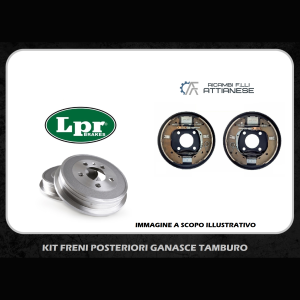 Kit Freni Posteriori Ganasce Cilindretti Tamburi Piattello Fiat Panda 169 2003