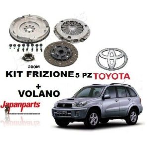 Kit Frizione + Volano Modificato Toyota Rav 4 Ii 2.0 D-4d 4wd Dal 2001 Al 2005