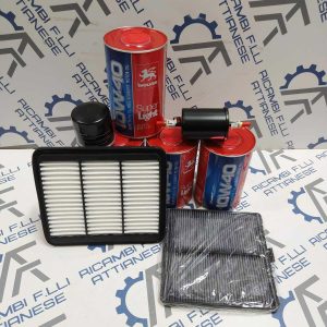 Kit Tagliando Chevrolet Matiz Spark Benzina Gpl Dal 2005 4 Filtri +4 Olio 10W40