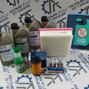 Kit Tagliando Opel Corsa E 1.2 1.4 Benzina Gpl 09.2014 4 Olio Opel 5w30 Candele