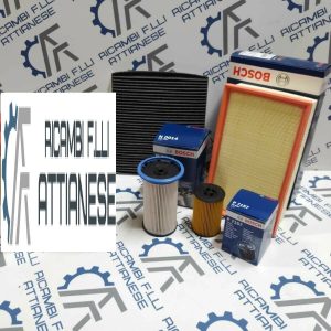 Kit tagliando 4 filtri bosch golf 7 vii a3 1.6 2.0 tdi skoda octavia iii karoq