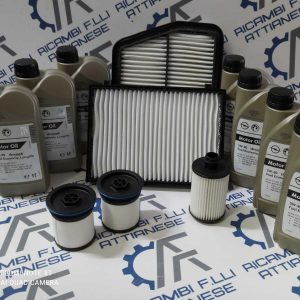 Kit tagliando 4 filtri e 7lt olio chevrolet captiva 2.2 d 135kw 184cv dal 2011