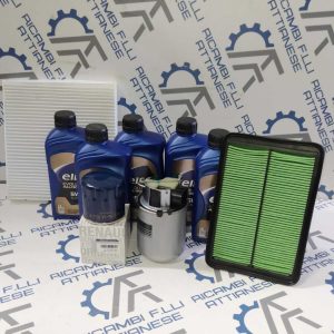 Kit tagliando 4 filtri + olio elf nissan qashqai 2 ii 1.5 dci 2013-2018