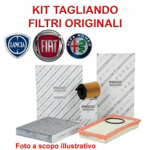 KIT TAGLIANDO 4 FILTRI ORIGINALI + OLIO SELENIA FIAT PANDA 1.3 MULTIJET 95CV