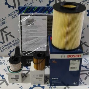 Kit tagliando 4 filtri originali o bosch c-max ii focus iii 1.5 tdci