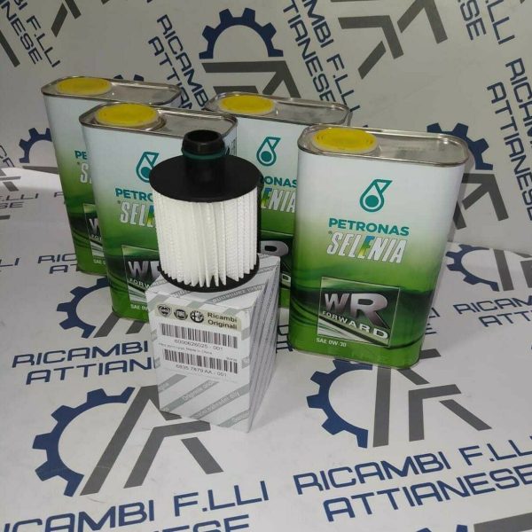 Kit tagliando fiat tipo 500l 500x 1.3 d mtj euro6 imp-ufi 4lt olio selenia 0w30