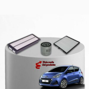 Kit tagliando filtri hyundai i10 ii 1.0 gpl 49kw 67cv dal 2014