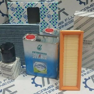 Kit tagliando filtri originali + olio selenia fiat grande punto 1.4 gpl gas 78cv