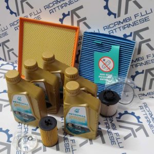 Kit tagliando opel astra j 1.6 cdti 4 filtri e 5 litri petronas 5w30
